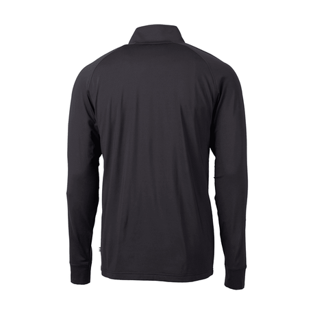 Cutter and Buck Mens Adapt Black Half Zip - One Golf