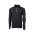 Cutter and Buck Mens Adapt Black Half Zip - One Golf