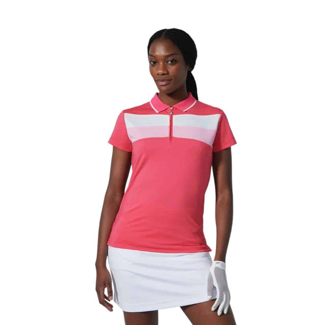 Daily Sports Cecilio Cap Intense Coral Polo - One Golf