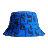 J.Lindeberg Denver Printed Glitch Bridge Blue Bucket Hat