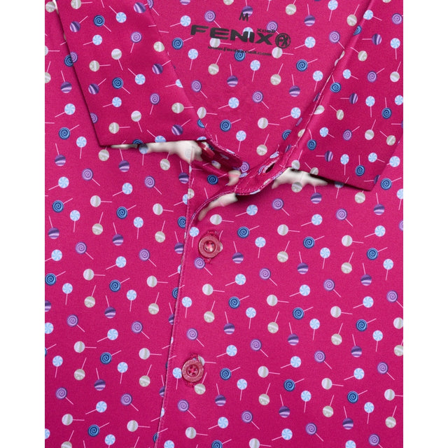 Fenixxcell Southport Performance Pink Polo