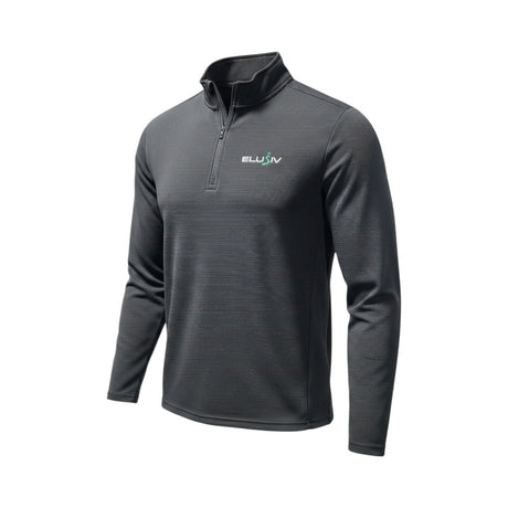 Elusive Mens Black Quarter Zip - One Golf