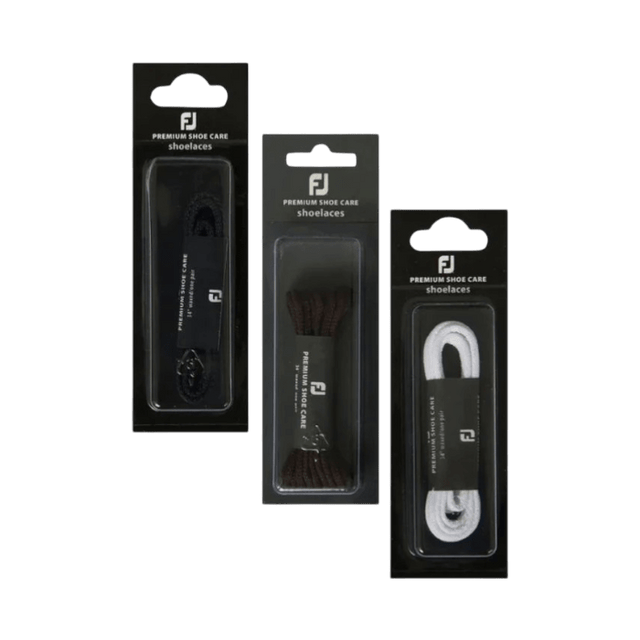 FootJoy Black Shoe Laces - One Golf