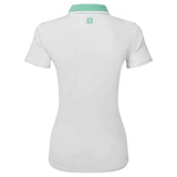 FootJoy Colour Block White/Mint Ladies Polo Shirt - One Golf
