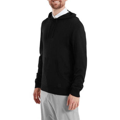 FootJoy EU Drirelease Knit Black Hoodie - One Golf