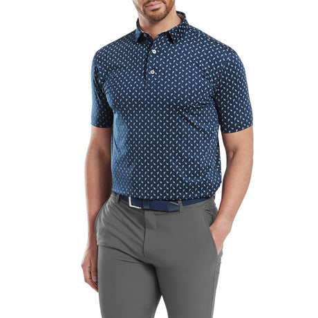 FootJoy EU Flower Bud Foulard Navy Polo - One Golf