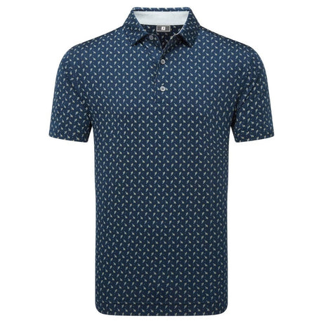 FootJoy EU Flower Bud Foulard Navy Polo - One Golf