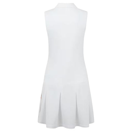 FootJoy EU Pleated White/Peach Women's Dress - One Golf
