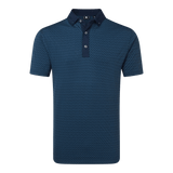 FootJoy EU Star Geo Jacquard Navy Polo - One Golf
