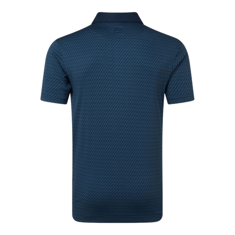 FootJoy EU Star Geo Jacquard Navy Polo - One Golf
