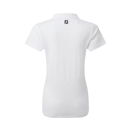 FootJoy EU Stretch Pique White Woman's Shirt - One Golf