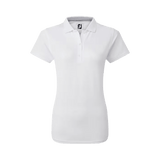 FootJoy EU Stretch Pique White Woman's Shirt - One Golf