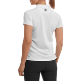 FootJoy EU Stretch Pique White Woman's Shirt - One Golf