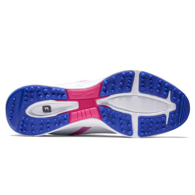 FootJoy Fuel Sport White/Pink Ladies Golf Shoes - One Golf