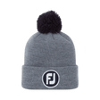 FootJoy Grey Pom Pom Knit Hat - One Golf