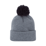 FootJoy Grey Pom Pom Knit Hat - One Golf