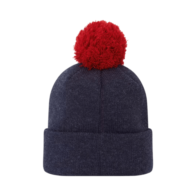 FootJoy Heather Navy Pom Pom Knit Hat - One Golf