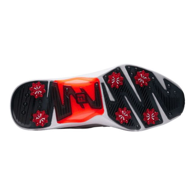 FootJoy HyperFlex White/Black/Red Golf Shoe - One Golf