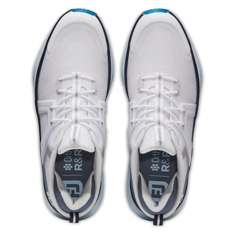 FootJoy HyperFlex White/Slate/Blue Golf Shoe - One Golf