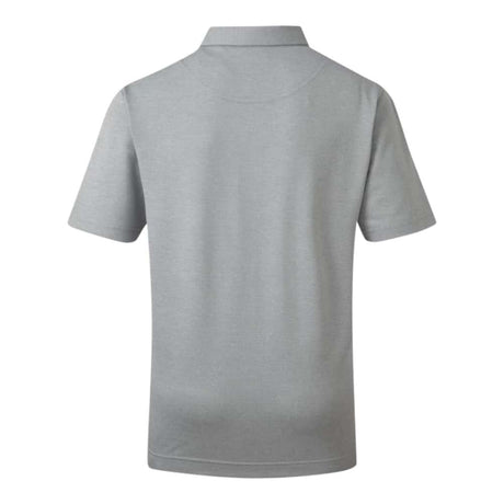 FootJoy Junior Stretch Pique Solid Heather Grey Polo - One Golf