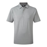 FootJoy Junior Stretch Pique Solid Heather Grey Polo - One Golf
