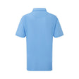 FootJoy Junior Stretch Pique Solid Light Blue Polo - One Golf
