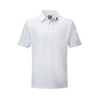 FootJoy Junior Stretch Pique Solid White Polo - One Golf