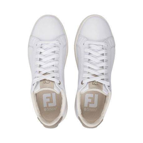 FootJoy Links Off White/Black Ladies Golf Shoe - One Golf