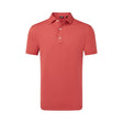 FootJoy Lisle Solid Nantucket Red Shirt - One Golf