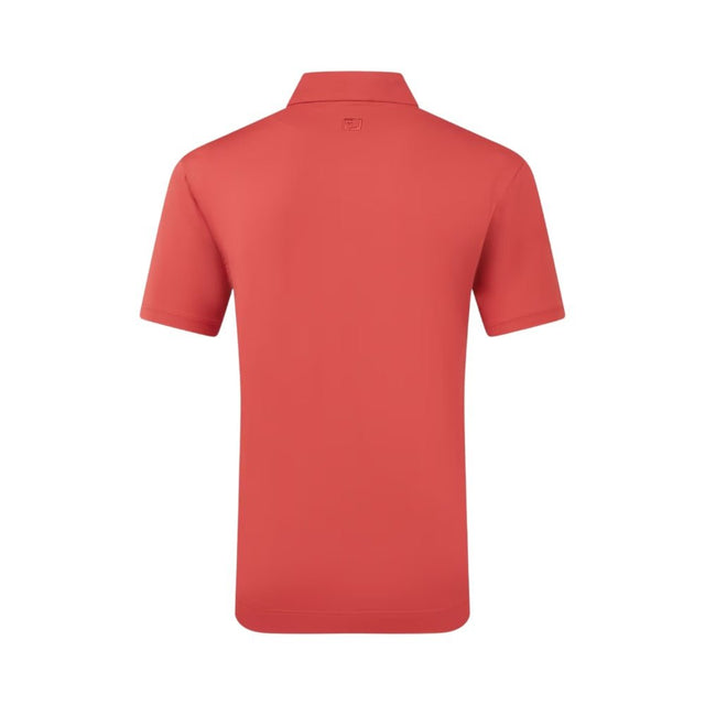 FootJoy Lisle Solid Nantucket Red Shirt - One Golf