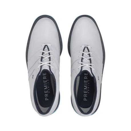 Footjoy Premiere Packard White Navy Shoe - One Golf