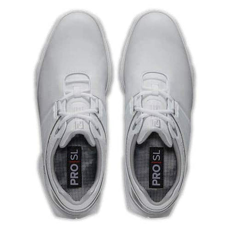 Footjoy Pro SL White Golf Shoes - One Golf