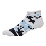 FootJoy ProDry Roll Tab White Camo Socks - One Golf