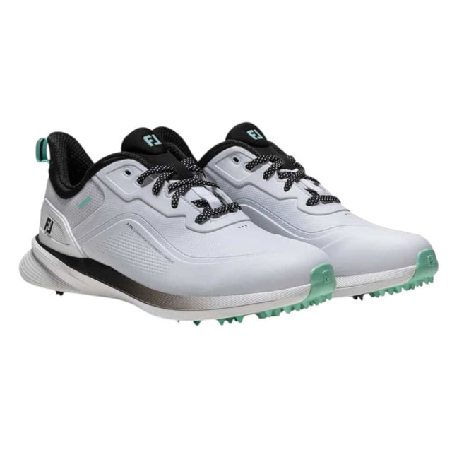 FootJoy Pro/SL White/Black/Teal Golf Shoe - One Golf