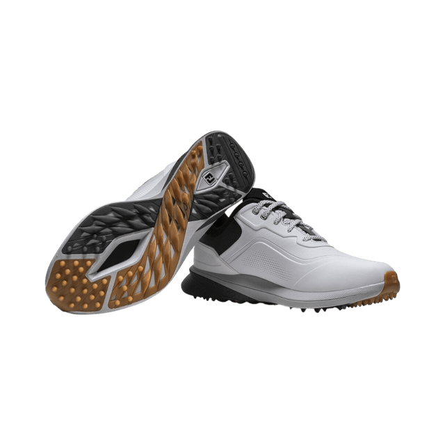 FootJoy Pro/SL White/Gray/Gum Golf Shoe - One Golf