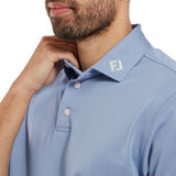 Footjoy Stretch Pique Solid Blue Jay Polo - One Golf