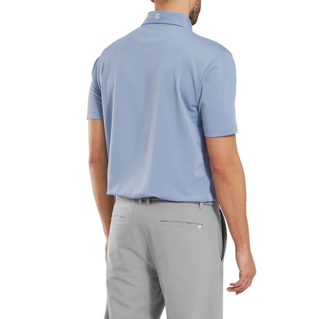 Footjoy Stretch Pique Solid Blue Jay Polo - One Golf