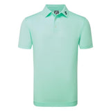 FootJoy Stretch Pique Solid Sea Glass Shirt - One Golf