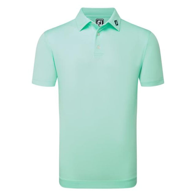 FootJoy Stretch Pique Solid Sea Glass Shirt - One Golf