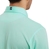 FootJoy Stretch Pique Solid Sea Glass Shirt - One Golf