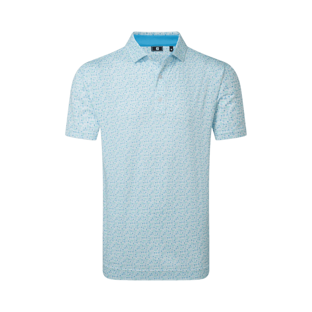 FootJoy Surfs Up Deep Reef/White/Sea Glass/Blue Reef Shirt - One Golf