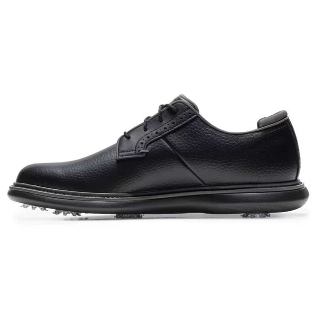 FootJoy Traditions Blucher Black Golf Shoe - One Golf
