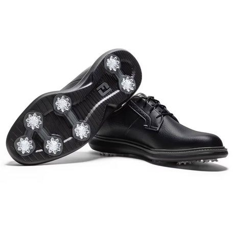 FootJoy Traditions Blucher Black Golf Shoe - One Golf