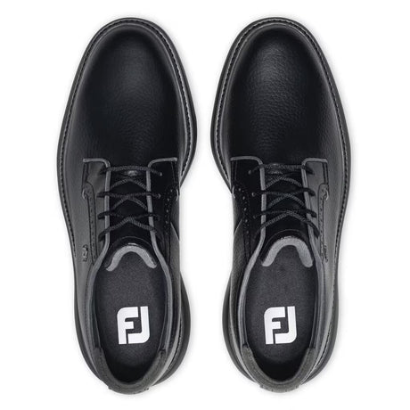 FootJoy Traditions Blucher Black Golf Shoe - One Golf