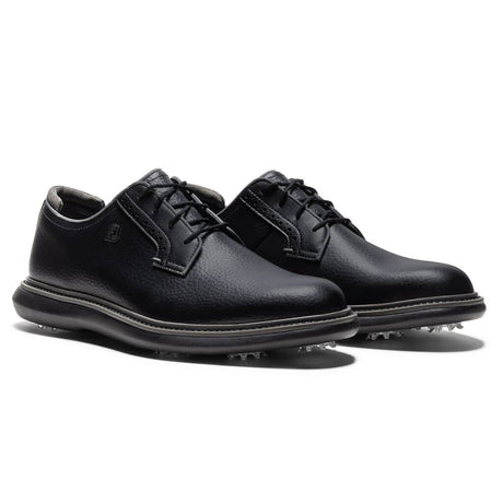 FootJoy Traditions Blucher Black Golf Shoe - One Golf