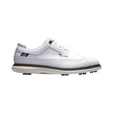 FootJoy Traditions White Wing Tip Golf Shoes - One Golf