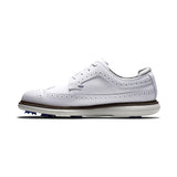FootJoy Traditions White Wing Tip Golf Shoes - One Golf
