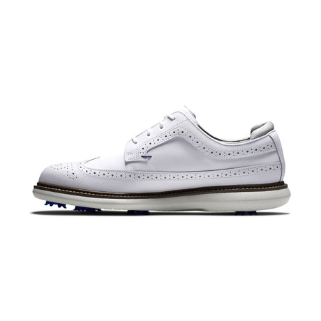 FootJoy Traditions White Wing Tip Golf Shoes - One Golf