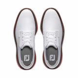 FootJoy Traditions White/Brick Golf Shoe - One Golf