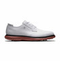 FootJoy Traditions White/Brick Golf Shoe - One Golf